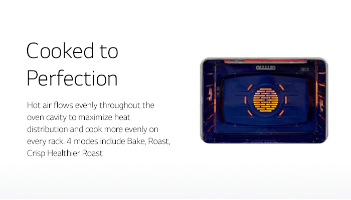 LG STUDIO 29.75 Single Electric Wall Oven with Convection Self Cleaning